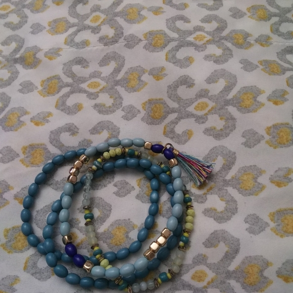 Multiple beads tortoise colored . - Picture 1 of 2